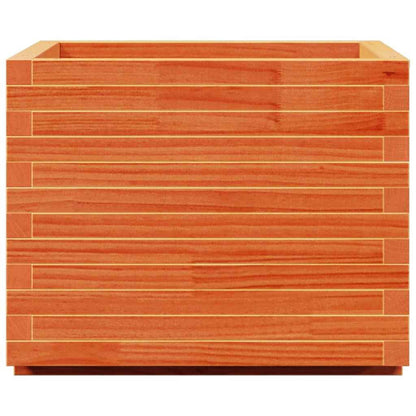 Plantenbak 60X60X49,5 Cm Massief Grenenhout Wasbruin Naturel Geïmpregneerd