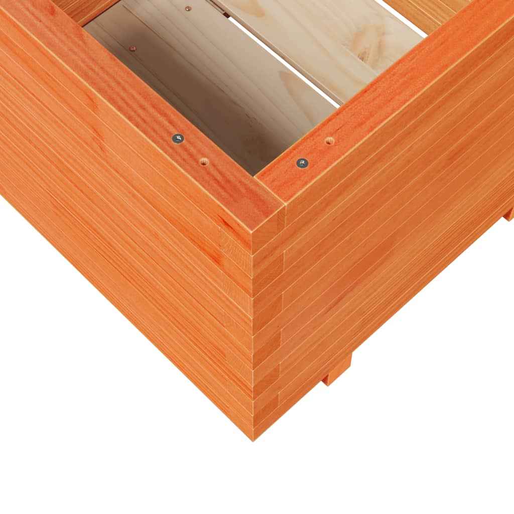Plantenbak 60X60X49,5 Cm Massief Grenenhout Wasbruin Naturel Geïmpregneerd