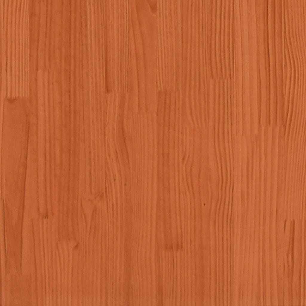 Plantenbak 60X60X49,5 Cm Massief Grenenhout Wasbruin Naturel Geïmpregneerd