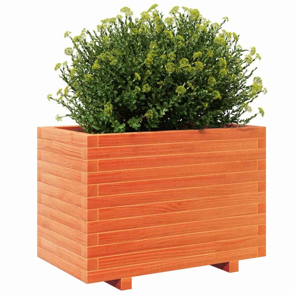 Plantenbak 70X40X49,5 Cm Massief Grenenhout Wasbruin Naturel Geïmpregneerd