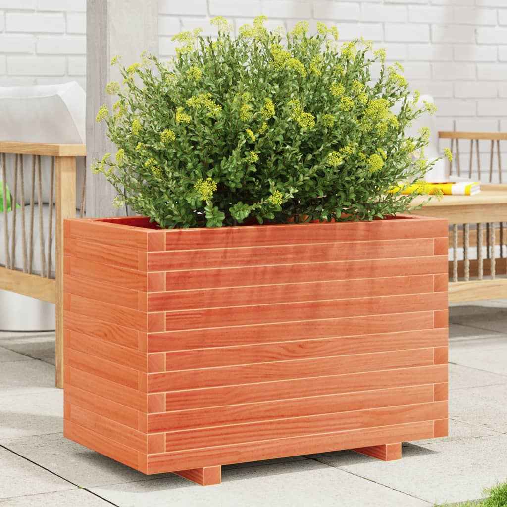 Plantenbak 70X40X49,5 Cm Massief Grenenhout Wasbruin Naturel Geïmpregneerd