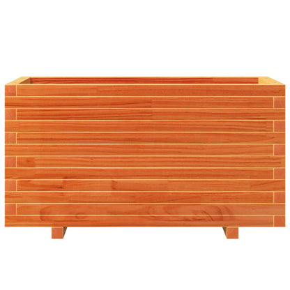 Plantenbak 90X40X49,5 Cm Massief Grenenhout Wasbruin Naturel Geïmpregneerd