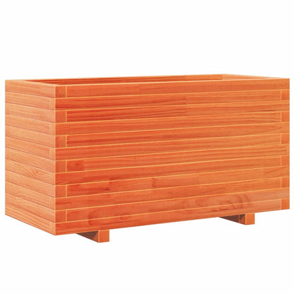 Plantenbak 90X40X49,5 Cm Massief Grenenhout Wasbruin Naturel Geïmpregneerd