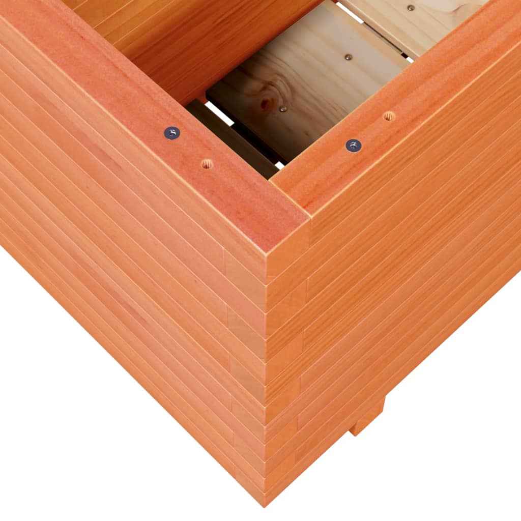 Plantenbak 90X40X49,5 Cm Massief Grenenhout Wasbruin Naturel Geïmpregneerd