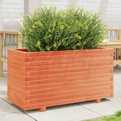 Plantenbak 90X40X49,5 Cm Massief Grenenhout Wasbruin Naturel Geïmpregneerd