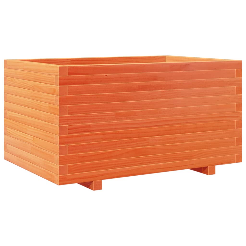 Plantenbak 90X60X49,5 Cm Massief Grenenhout Wasbruin Naturel Geïmpregneerd