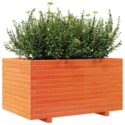 Plantenbak 90X60X49,5 Cm Massief Grenenhout Wasbruin Naturel Geïmpregneerd