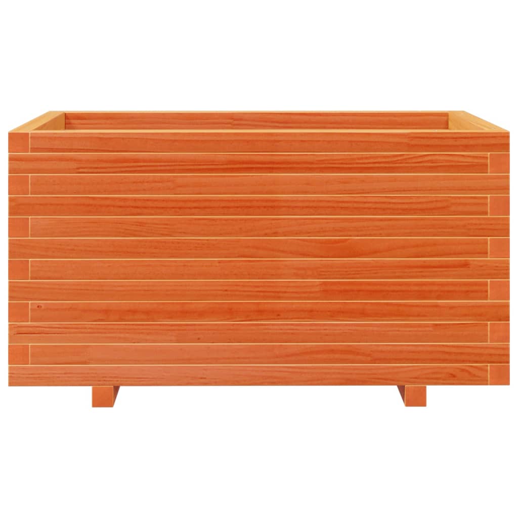 Plantenbak 90X60X49,5 Cm Massief Grenenhout Wasbruin Naturel Geïmpregneerd