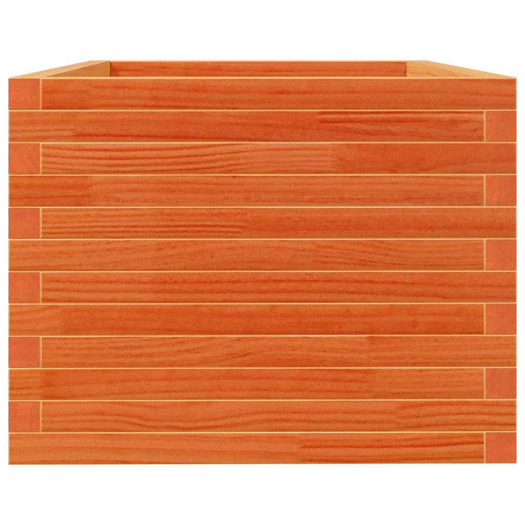Plantenbak 90X60X49,5 Cm Massief Grenenhout Wasbruin Naturel Geïmpregneerd