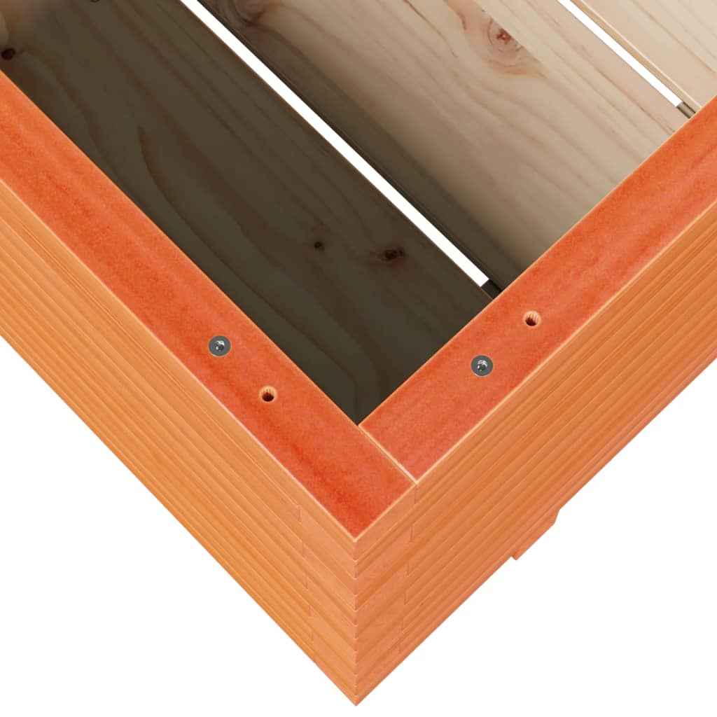 Plantenbak 90X60X49,5 Cm Massief Grenenhout Wasbruin Naturel Geïmpregneerd