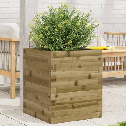 Plantenbak 40X40X49,5 Cm Geïmpregneerd Grenenhout Naturel Geïmpregneerd