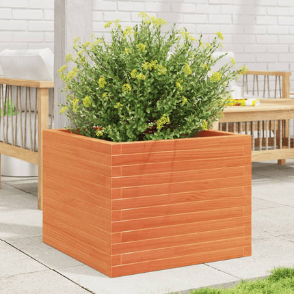 Plantenbak Massief Grenenhout Wasbruin
