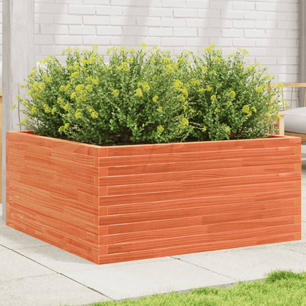 Plantenbak Massief Grenenhout Wasbruin