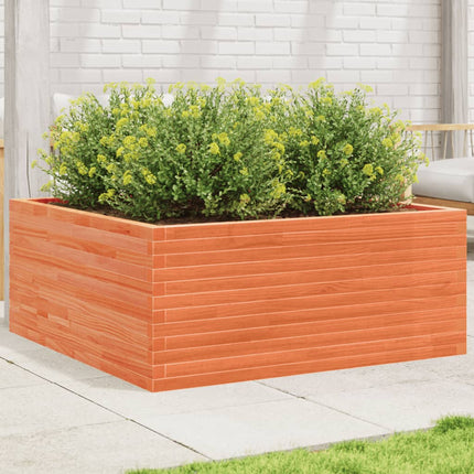 Plantenbak Massief Grenenhout Wasbruin