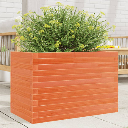 Plantenbak Massief Grenenhout Wasbruin