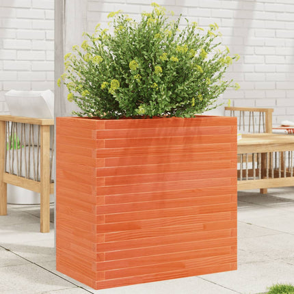 Plantenbak Massief Grenenhout Wasbruin