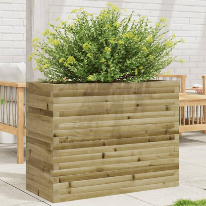 Plantenbak 40X40X49,5 Cm Geïmpregneerd Grenenhout Naturel Geïmpregneerd