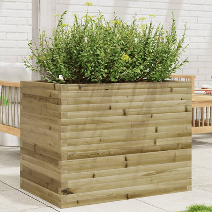 Plantenbak 40X40X49,5 Cm Geïmpregneerd Grenenhout Naturel Geïmpregneerd