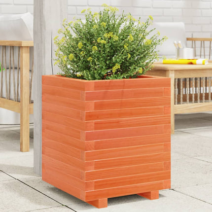 Plantenbak Massief Grenenhout Wasbruin