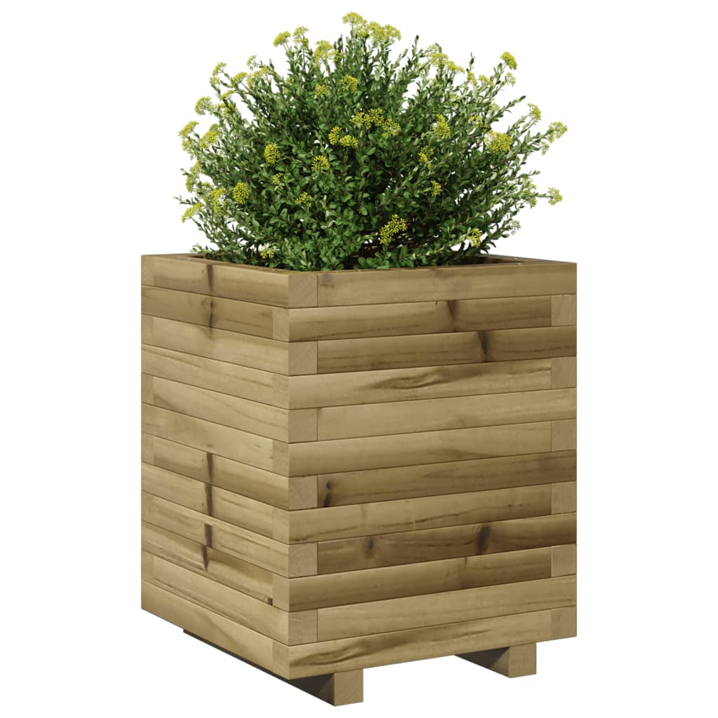 Plantenbak 40X40X49,5 Cm Geïmpregneerd Grenenhout Naturel Geïmpregneerd