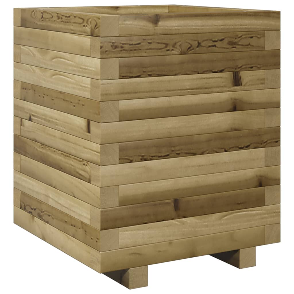 Plantenbak 40X40X49,5 Cm Geïmpregneerd Grenenhout Naturel Geïmpregneerd