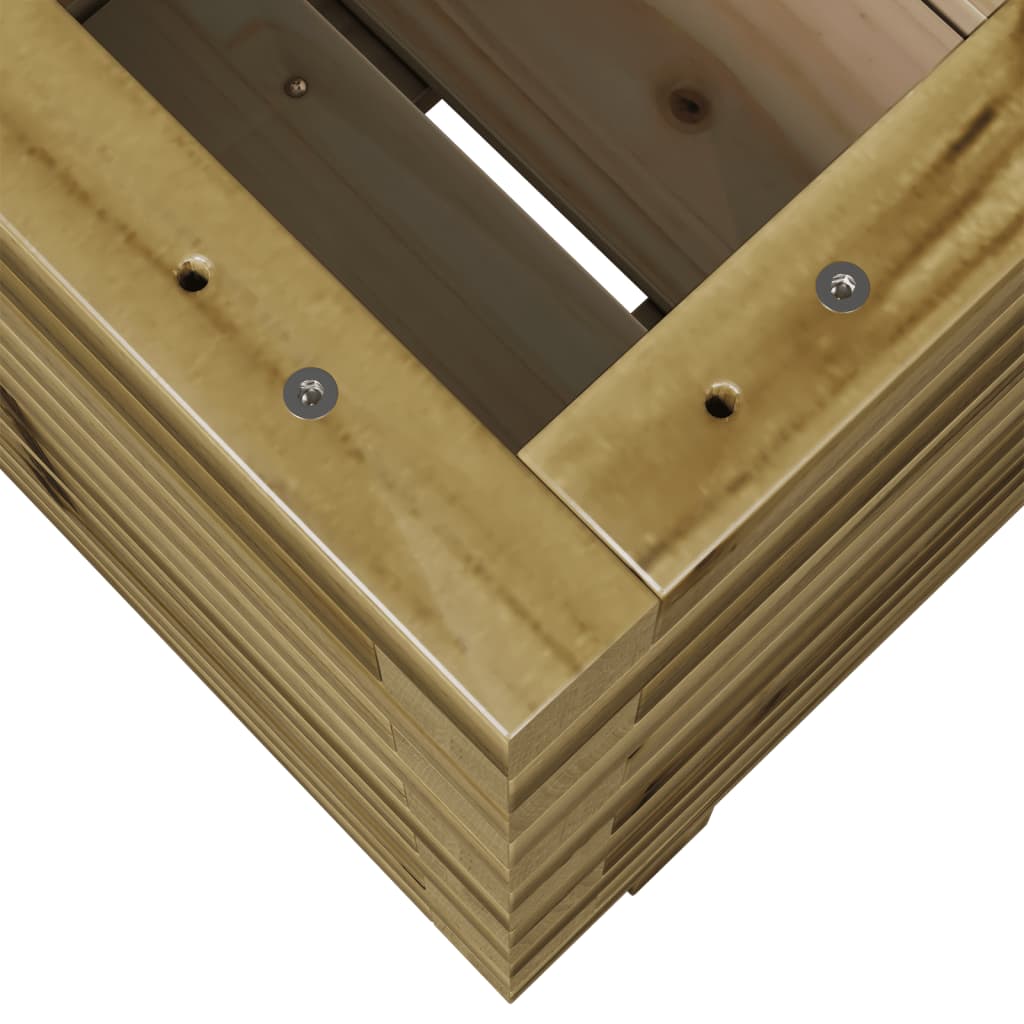 Plantenbak 40X40X49,5 Cm Geïmpregneerd Grenenhout Naturel Geïmpregneerd