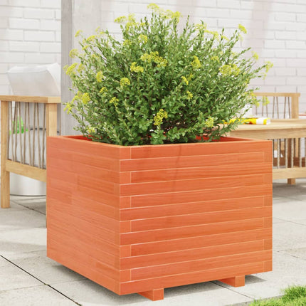 Plantenbak Massief Grenenhout Wasbruin