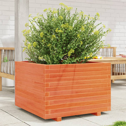 Plantenbak Massief Grenenhout Wasbruin