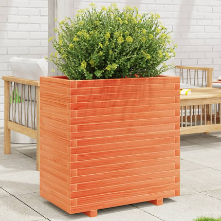 Plantenbak Massief Grenenhout Wasbruin