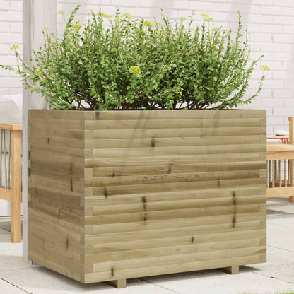 Plantenbak 40X40X49,5 Cm Geïmpregneerd Grenenhout Naturel Geïmpregneerd