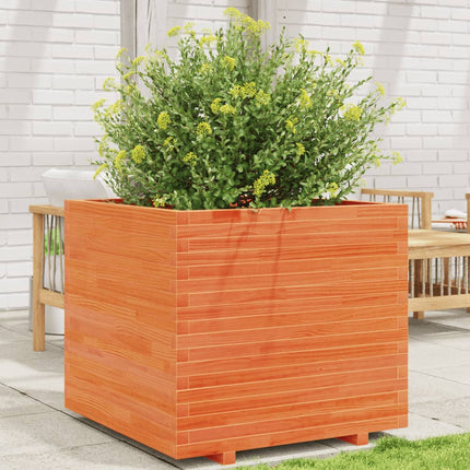 Plantenbak Massief Grenenhout Wasbruin