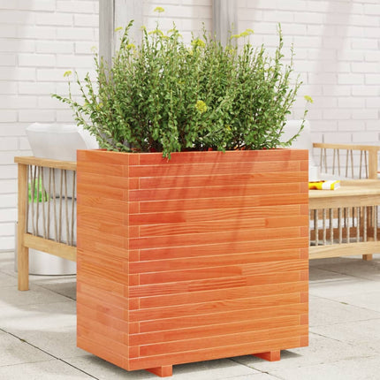 Plantenbak Massief Grenenhout Wasbruin