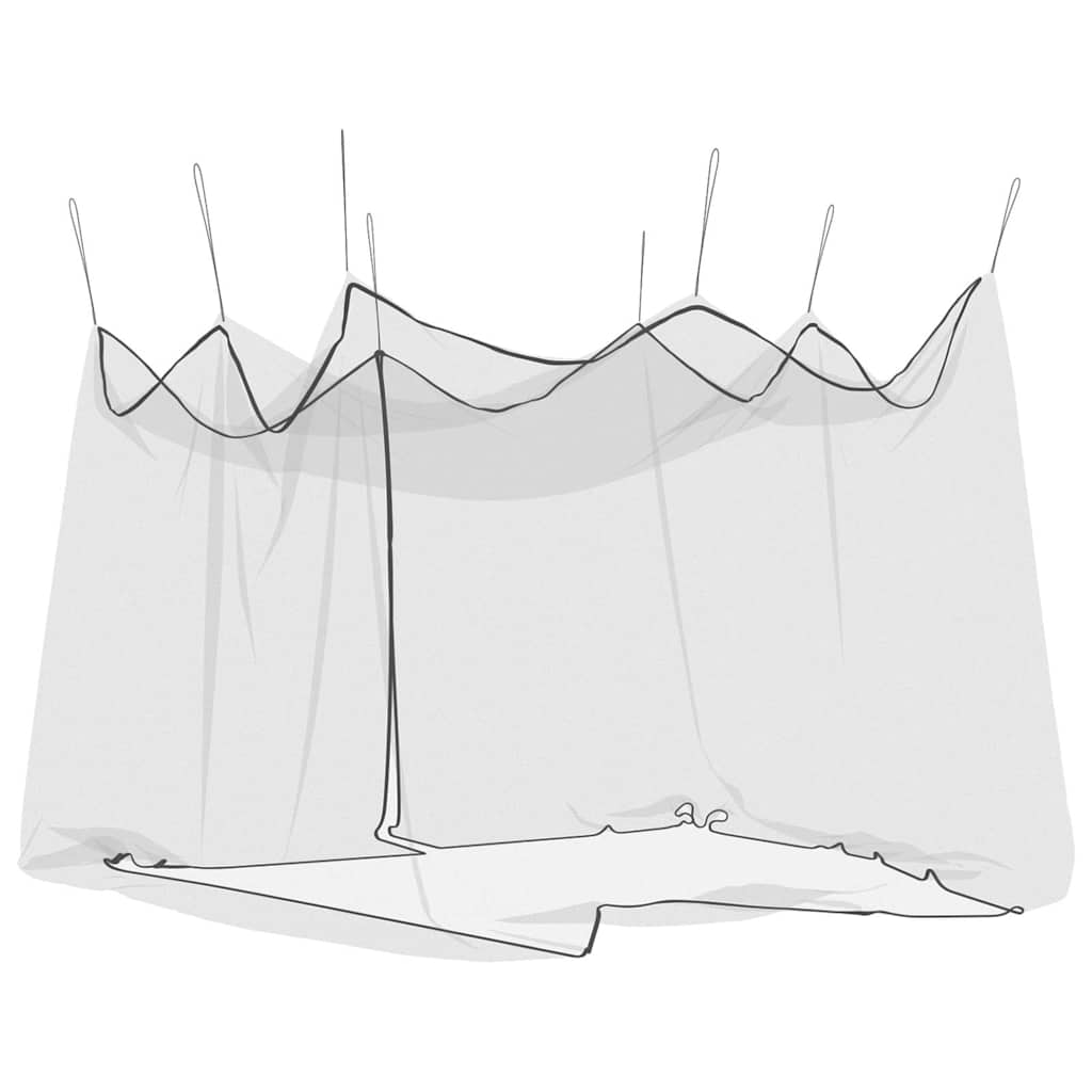 Klamboe voor buiten 220 gaas zwart 300x300x250 cm