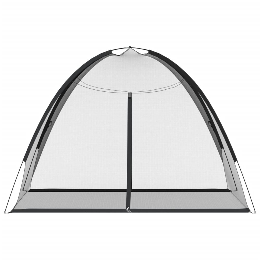 Klamboe met deuren Mongolia 220 gaas 200x150x140 cm zwart