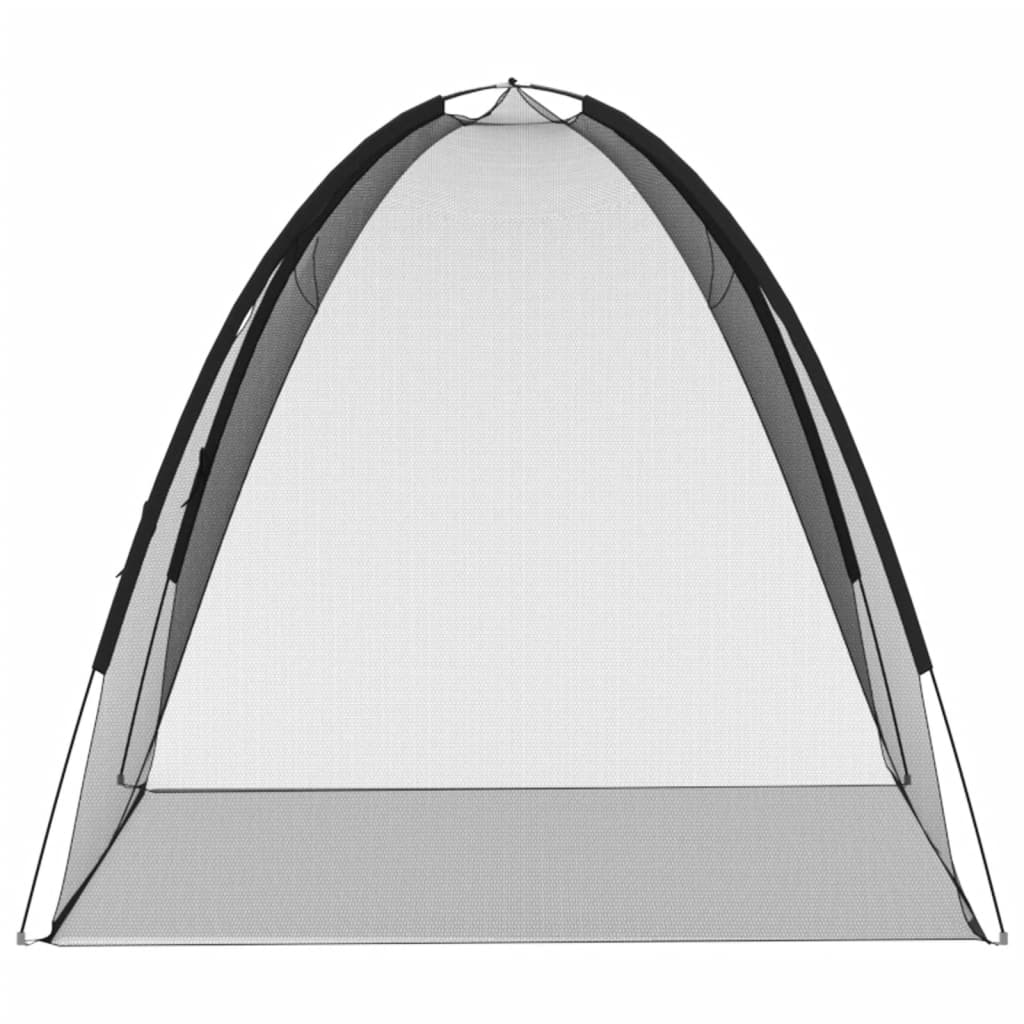 Klamboe met deuren Mongolia 220 gaas 200x150x140 cm zwart