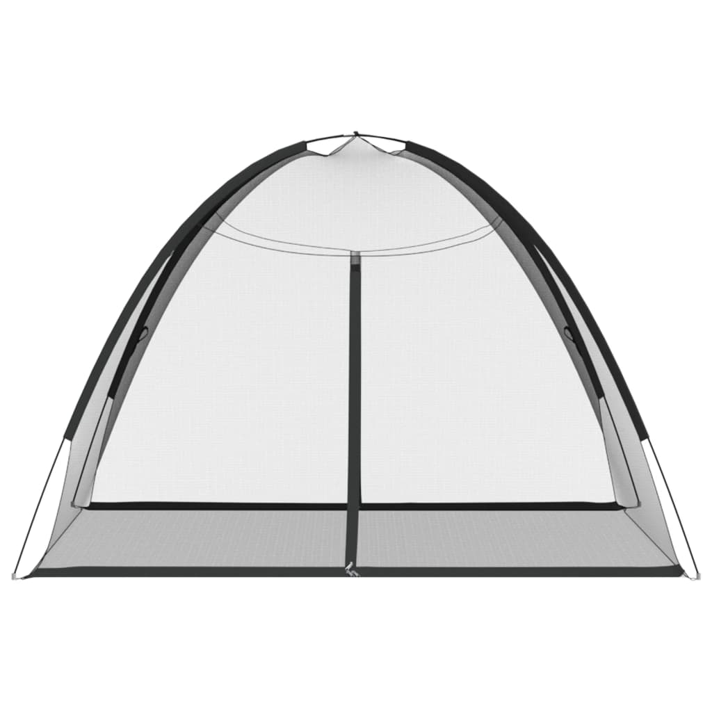 Klamboe met deuren Mongolia 220 gaas 200x180x135 cm zwart