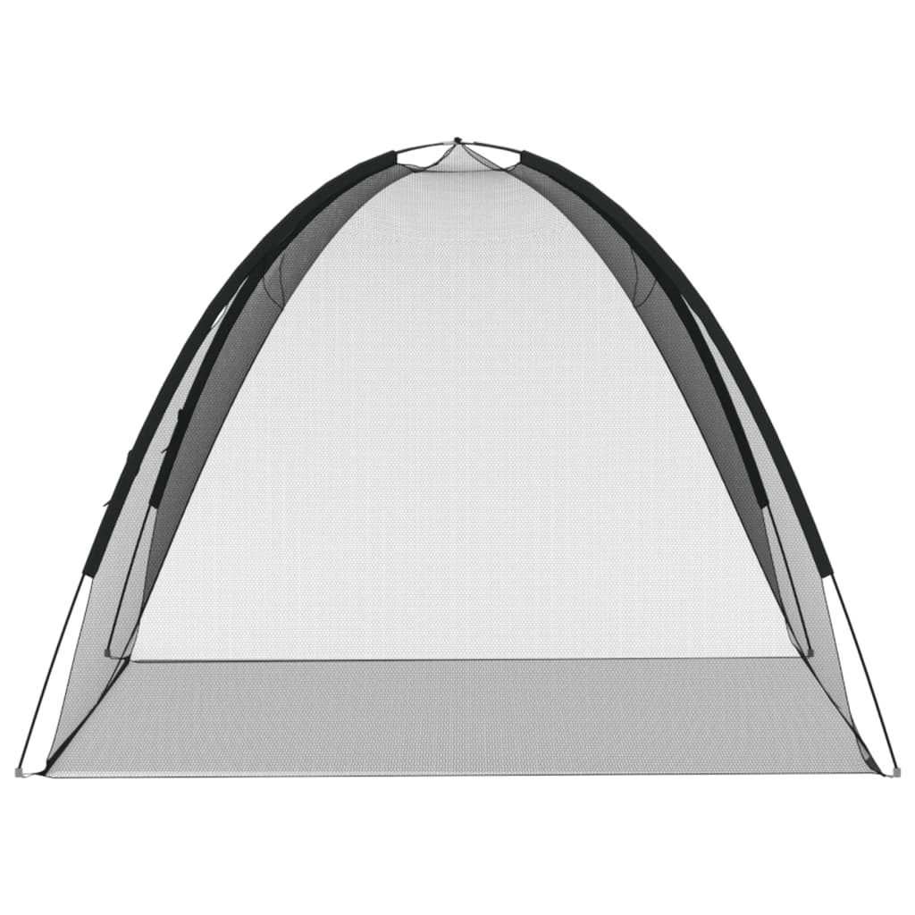 Klamboe met deuren Mongolia 220 gaas 200x180x135 cm zwart