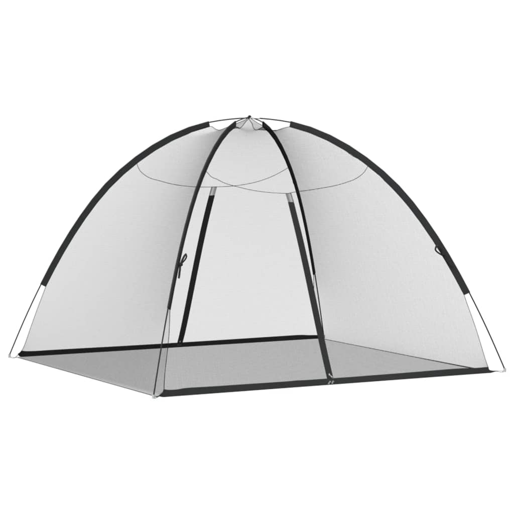 Klamboe met deuren Mongolia 220 gaas 200x180x135 cm zwart