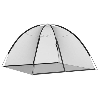 Klamboe met deuren Mongolia 220 gaas 200x200x135 cm zwart