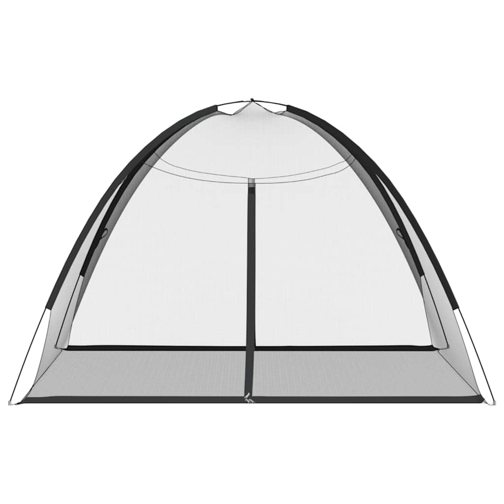 Klamboe met deuren Mongolia 220 gaas 200x200x135 cm zwart