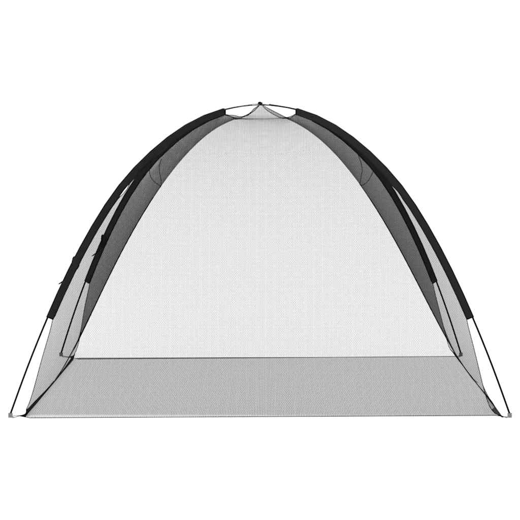 Klamboe met deuren Mongolia 220 gaas 200x200x135 cm zwart