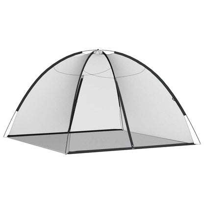 Klamboe met deuren Mongolia 220 gaas 200x200x135 cm zwart