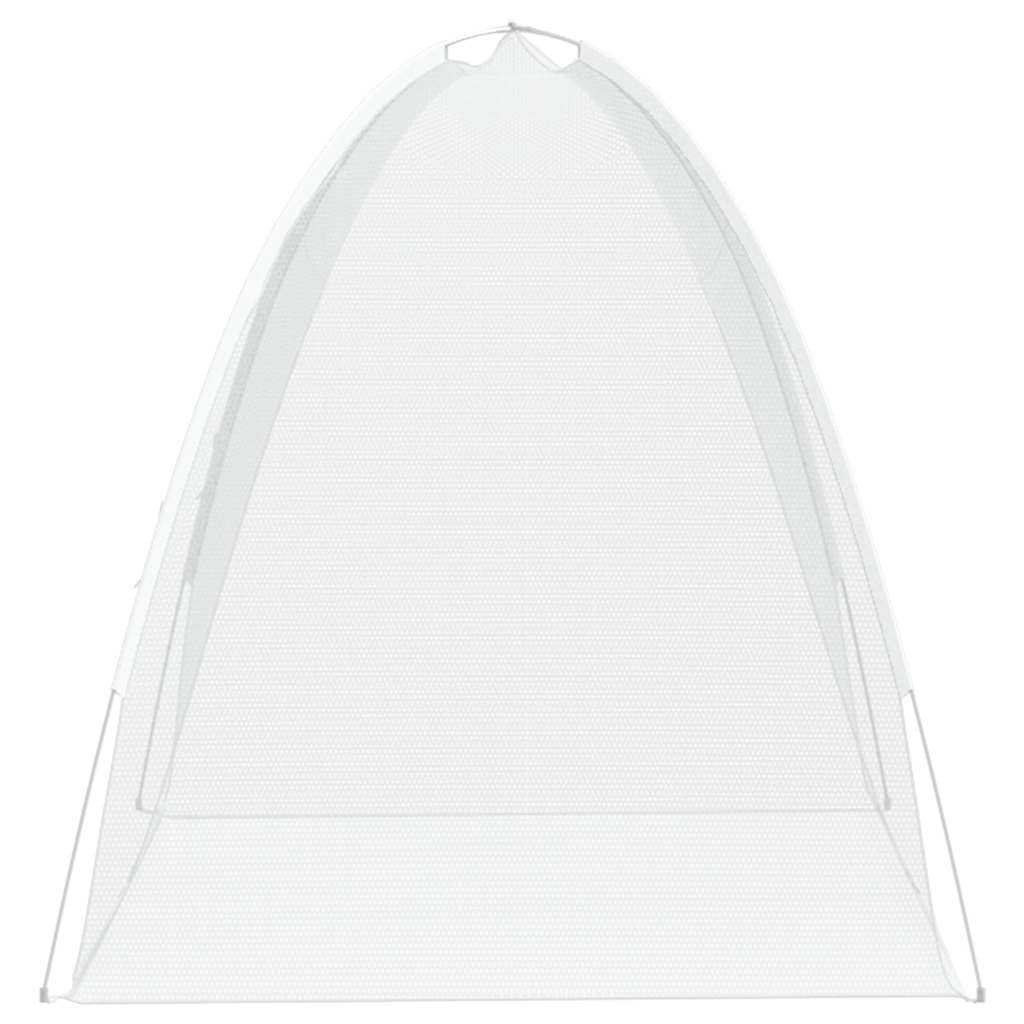 Klamboe met deuren Mongolia 220 gaas 200x120x130 cm wit