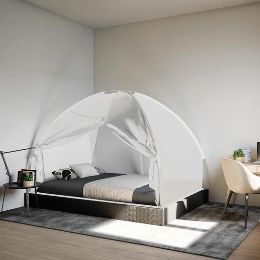 Klamboe met deuren Mongolia 220 gaas 200x150x140 cm wit