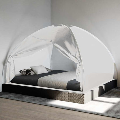 Klamboe met deuren Mongolia 220 gaas 200x180x135 cm wit