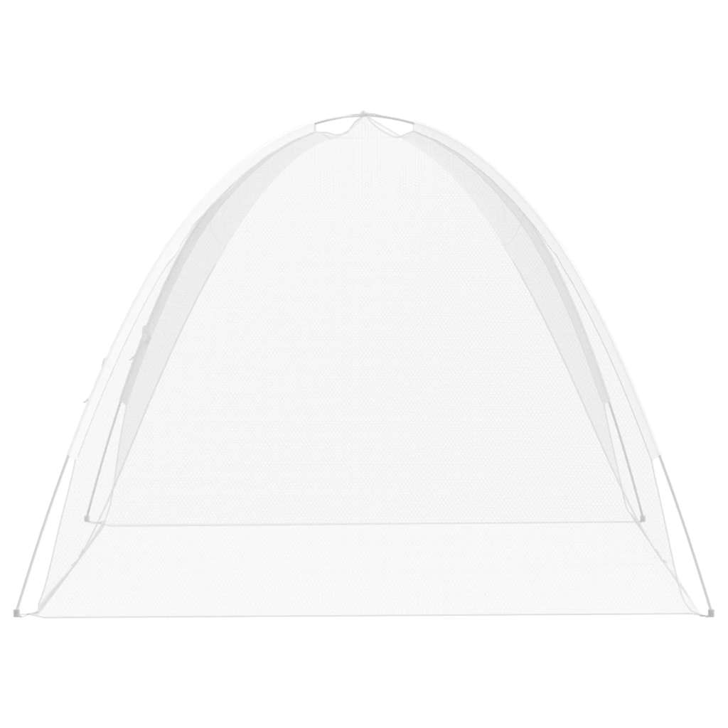 Klamboe met deuren Mongolia 220 gaas 200x180x135 cm wit