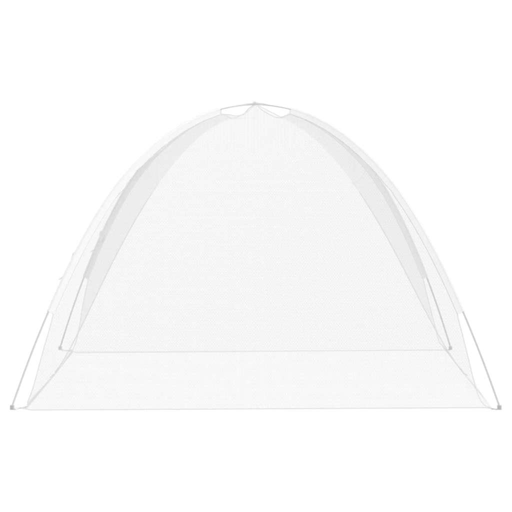 Klamboe met deuren Mongolia 220 gaas 200x200x130 cm wit