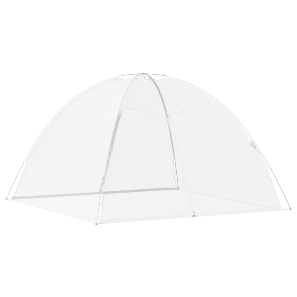 Klamboe met deuren Mongolia 220 gaas 200x200x130 cm wit