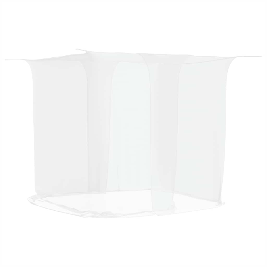 Hangende klamboe 156 gaas 220x150x180 cm wit