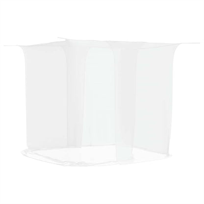 Hangende klamboe 156 gaas 220x150x180 cm wit